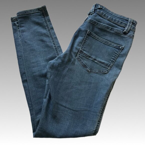 prAna Oday Jean Indigo Blue Skinny Stretch Denim Organic Size 2 26 - Picture 4 of 9